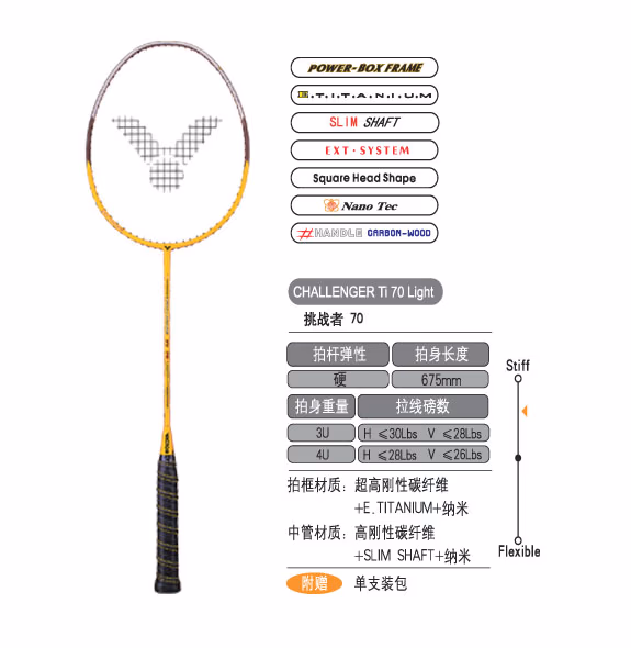 Victor Challenger TI 70 Light 3U